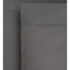 Flash Sale ❤️ Heritage 1000TC Finest Cotton Sateen Super King Size Sheet Charcoal 🧨
