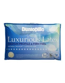 Wholesale 😀 Dunlopillo Luxurious Medium Profile & Firm Feel Latex Pillow in White 🛒