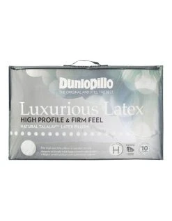 Best reviews of 🌟 Dunlopillo Luxurious High Profile & Firm Feel Latex Pillow in White 🎁