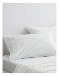 Best reviews of ⭐ Sheridan Organic Cotton Percale 300TC Standard Pillowcase in Snow - 2 Pack 🔥 -Bedroom Sales Store 787425040 3 720x928