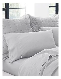 Best deal ✔️ Sheridan Abbotson Flat Sheet in Silver ✨