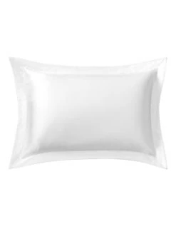 Budget 👏 Sheridan Lanham Silk Tailored Pillowcase in Snow 🔔