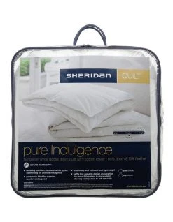 Deals ๐ Sheridan Pure Indulgence Hungarian White Goose Down Quilt ๐