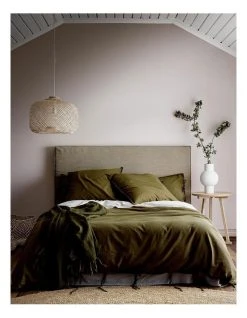Deals ✨ Aura Home Maison Vintage Bedlinen Collection in Khaki ⭐