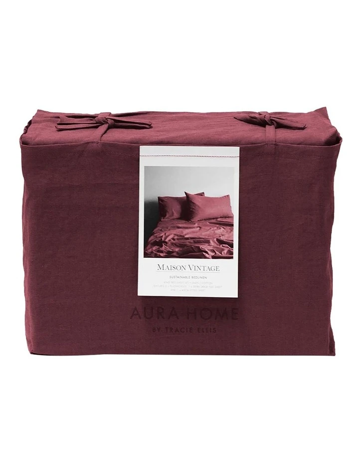 Best reviews of ๐ Aura Home Maison Vintage Sheet Set in Syrah ๐ฅฐ 3 Best reviews of ๐ Aura Home Maison Vintage Sheet Set in Syrah ๐ฅฐ - Image 3