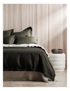 Flash Sale 🥰 Sheridan Abbotson Quilt Cover in Olive 🎉