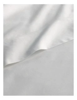 Budget 🎁 Sheridan Egyptian Blend Sateen 600TC Fitted Sheet in Snow ⭐