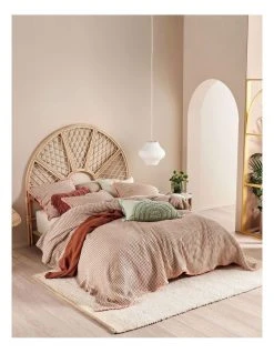 Hot Sale ✔️ Linen House Cavo Blankets Paprika ⭐