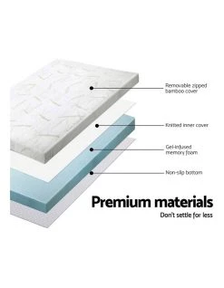 Brand new ✨ Giselle Bedding Giselle Memory Foam Mattress Topper Queen Bed Cool Gel Bamboo Cover 10CM ✨ -Bedroom Sales Store 795718990 3 720x928