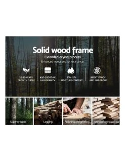 Deals 🤩 Artiss King Single Size Bed Frame Base Mattress Platform Fabric Wooden Grey NEO 🌟 -Bedroom Sales Store 795723310 4 720x928