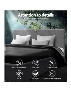 Best Sale 🎁 Artiss Queen Size Bed Frame Gas Lift Linen Fabric Wooden Storage Steel Grey ⌛ -Bedroom Sales Store 795724030 3 720x928