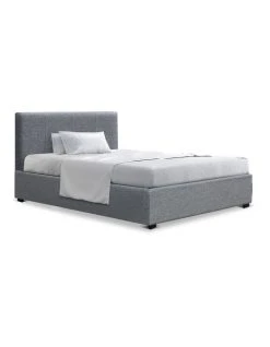 Buy 🌟 Artiss King Single Size Gas Lift Bed Frame Base With Storage Mattress Fabric 🔥