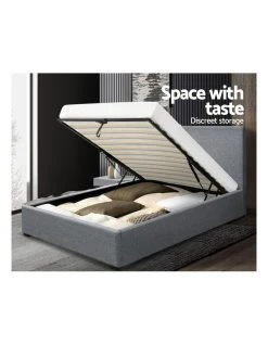 Buy 🌟 Artiss King Single Size Gas Lift Bed Frame Base With Storage Mattress Fabric 🔥 -Bedroom Sales Store 795724570 6 720x928