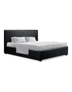 Best reviews of 😉 Artiss Queen Size Bed Frame Gas Lift PU Leather Wooden Storage Steel Black ✨