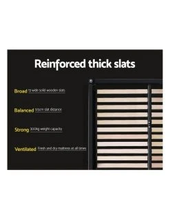 Coupon 🧨 Artiss Queen Size Bed Frame Base Mattress Platform Fabric Wooden Charcoal PIER 😍 -Bedroom Sales Store 795725470 4 720x928