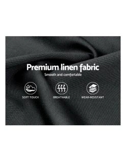 Coupon 🧨 Artiss Queen Size Bed Frame Base Mattress Platform Fabric Wooden Charcoal PIER 😍 -Bedroom Sales Store 795725470 5 720x928