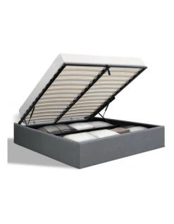 Budget 😍 Artiss Queen Size Gas Lift Bed Frame Base With Storage Platform Fabric ✨