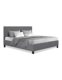 Top 10 🥰 Artiss Queen Size Fabric Bed Frame Headboard- Grey 🔥