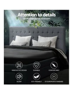 Cheap 🥰 Artiss King Bed Frame with 4 Storage Drawers AVIO Fabric Headboard Wooden 🛒 -Bedroom Sales Store 795731770 4 720x928