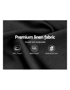 Best Sale ⭐ Artiss Queen Size Fabric Bed Frame Headboard with Drawers - Charcoal 😍 -Bedroom Sales Store 795732400 5 720x928