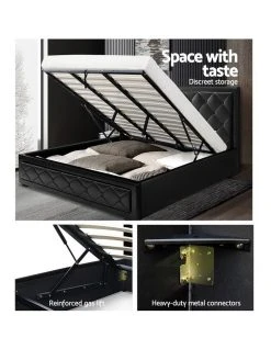 Flash Sale 💯 Artiss TIYO King Size Gas Lift Bed Frame Base With Storage Mattress Black Leather 🔥 9 Flash Sale 💯 Artiss TIYO King Size Gas Lift Bed Frame Base With Storage Mattress Black Leather 🔥 -Bedroom Sales Store 795734110 4 720x928