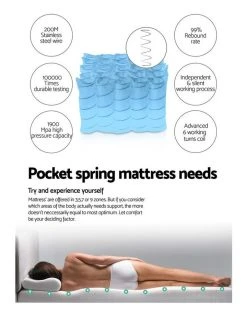 Deals 👍 Giselle Bedding Double Size 21Cm Thick Foam Mattress 🌟 -Bedroom Sales Store 795828250 5 720x928