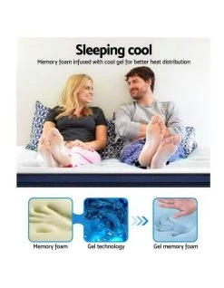 Hot Sale 🎉 Giselle Bedding Double Mattress Bed Pocket Spring Cool Gel Memory Foam 7 Zone ✔️ -Bedroom Sales Store 795829060 5 720x928