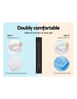 Wholesale ✨ Giselle Bedding 36Cm King Single Mattress 7 Zone Euro Top Pocket Spring Medium Firm Foam ⌛ -Bedroom Sales Store 795831040 3 720x928