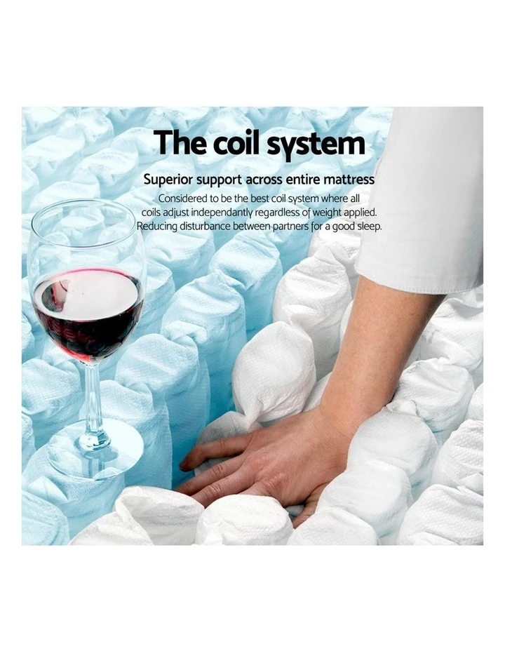 Wholesale 👍 Giselle Bedding Queen Size Euro Spring Foam Mattress 🥰 6 Wholesale 👍 Giselle Bedding Queen Size Euro Spring Foam Mattress 🥰 - Image 6