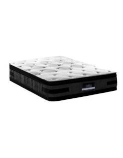 Cheap ✨ Giselle Bedding 36Cm King Mattress 7 Zone Euro Top Pocket Spring Medium Firm Foam ⌛