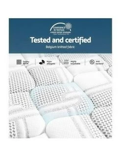 Cheap ✨ Giselle Bedding 36Cm King Mattress 7 Zone Euro Top Pocket Spring Medium Firm Foam ⌛ -Bedroom Sales Store 795832570 4 720x928