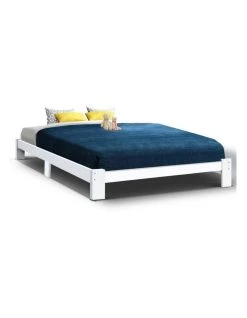 Outlet โ Artiss Queen Wooden Bed Base Frame Size JADE Timber Foundation Mattress Platform โ
