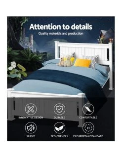 Best Sale 🎉 Artiss Double Size Wooden Bed Frame Timber Kids Adults Bedroom Mattress Base 😉 -Bedroom Sales Store 795839500 3 720x928