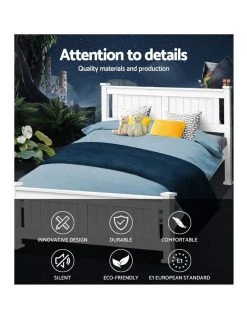 Hot Sale 🥰 Artiss Queen Wooden Timber Bed Frame RIO Kids Adults Mattress Base Size ⌛ -Bedroom Sales Store 795839770 3 720x928