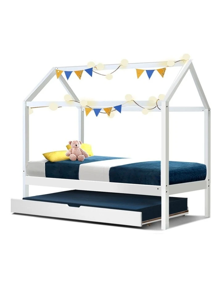 Deals ✨ Artiss Wooden Bed Frame Single Size Mattress Base Pine Timber Platform White HOLY ⭐ 1 Deals ✨ Artiss Wooden Bed Frame Single Size Mattress Base Pine Timber Platform White HOLY ⭐