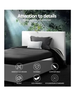 Flash Sale 🤩 Artiss King Single Size Bed Frame Base Mattress Platform White Leather Wooden NEO 😉 -Bedroom Sales Store 795855790 3 720x928