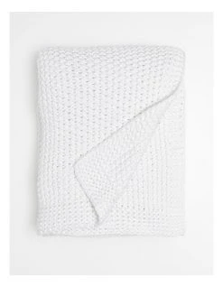 Budget 👏 Australian House & Garden Norwood Knitted Throw Cloud 🛒