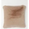 Outlet ⌛ Heritage Amelie Faux Fur Cushion Taupe 🔥