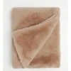 New ❤️ Heritage Amelie Faux Fur Throw Taupe ❤️