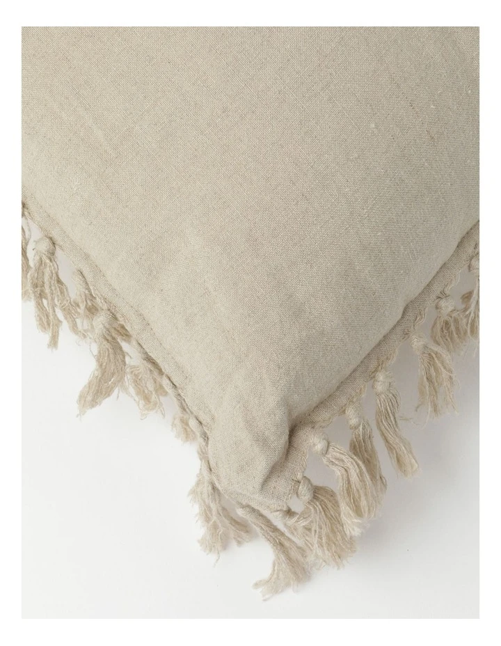 Discount 🤩 Australian House & Garden Moreton Tassle Linen Square Cushion Natural ❤️ 2 Discount 🤩 Australian House & Garden Moreton Tassle Linen Square Cushion Natural ❤️ - Image 2