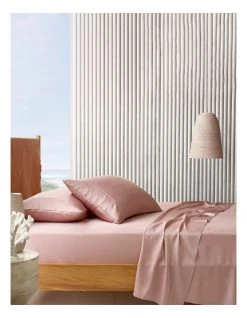 Flash Sale ✔️ Australian House & Garden Tencel Lyocell Fibre Sheet Set Pink ⌛