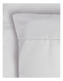 Hot Sale 🛒 Vue Super Soft Microfibre Sheet Set Silver 🥰