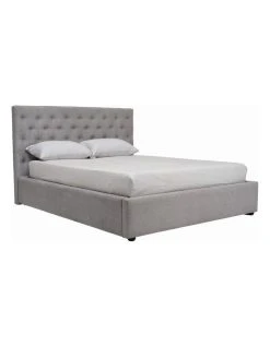 Best deal 😍 Innovatec Dustin Queen Bed - Light Grey 💯
