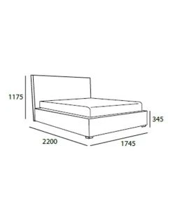 Best deal 😍 Innovatec Dustin Queen Bed - Light Grey 💯 -Bedroom Sales Store 800839630 3 720x928