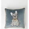 Flash Sale ❤️ Beau & Bonnie Frenchie Dog Cushion Navy 🤩