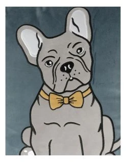 Flash Sale ❤️ Beau & Bonnie Frenchie Dog Cushion Navy 🤩 -Bedroom Sales Store 802144270 3 720x928