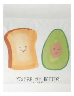 Best Sale 👏 Beau & Bonnie Better Half Pillowcase Multicolour 🔥