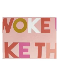 Flash Sale ⌛ Beau & Bonnie I Woke Up Like This Cushion 🤩