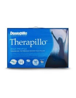 Cheapest ⭐ Dunlopillo Therapillo Cooling Gel Top Premium Memory Foam High Profile Pillow ⭐