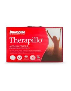 Outlet ✨ Dunlopillo Therapillo Premium Memory Foam Medium Profile Pillow 🔔